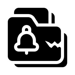 folder glyph icon