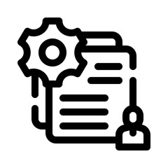 employee line icon
