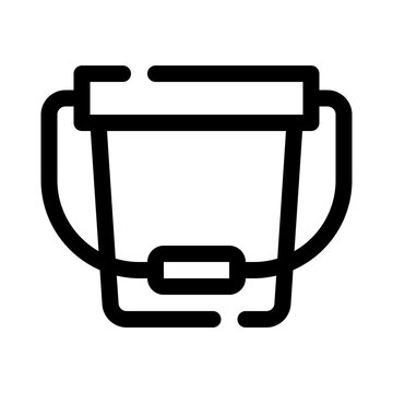 recommend clip art: paint bucket line icon