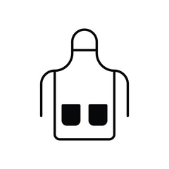 Apron vector icon