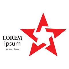 successful victory star logo design