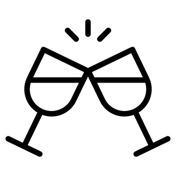 recommend clip art: cheers, wine glass
