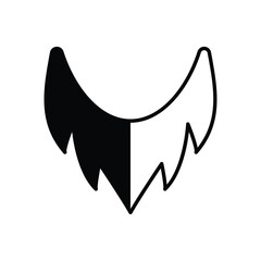 Beard vector icon