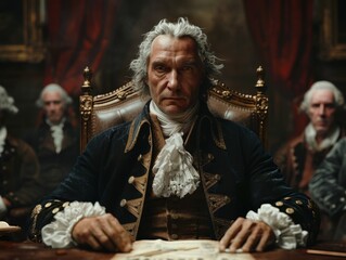 Founding Fathers: A Majestic Tribute - Photorealistic Digital Art Exhibition