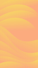 Dynamic vertical gradient wave background showcases a vibrant, color shifting wave pattern in a harmonious yellow and orange gradient