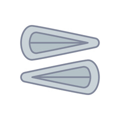 Hair Pins vector icon