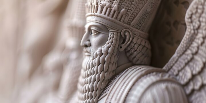 Exploring ancient Akkadian Assyrian and Babylonian heritage in Mesopotamia. Concept Ancient Mesopotamia, Akkadian Empire, Assyrian Culture, Babylonian Heritage, Historical Sites
