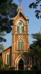 Fototapeta premium Exterior Architecture of the Christian Church