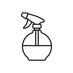 Water Spray Bottle vector icon