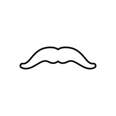 Moustache vector icon
