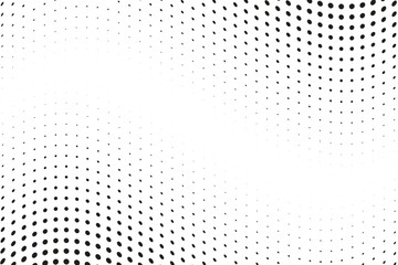 Abstract black and white dots halftone background