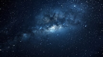 Fototapeta premium A rainbow in the sky at dusk is a beautiful phenomenon. Starry Galaxy Space Background