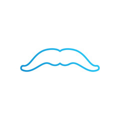 Moustache vector icon