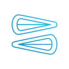 Hair Pins vector icon