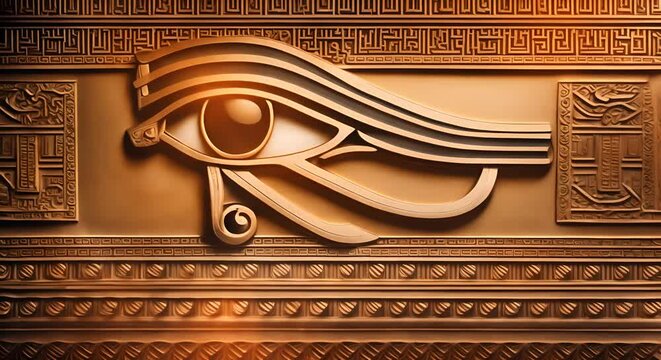 Egyptian eye of horus.