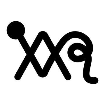 Download solid icon of athanor symbol