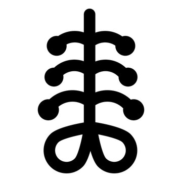 Ready to use solid icon of aya symbol 