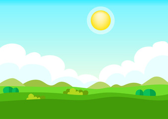 Obraz premium 240614_동산배경D006