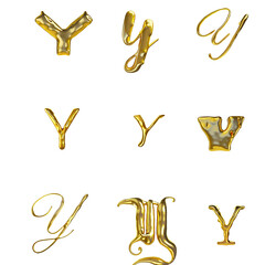 Uppercase letter Y of the alphabet
