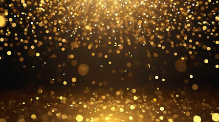 background or wallpaper bokeh gold particles,light golden sand