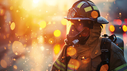 A Skilled Welder in a Factory Setting Precision Work in a Protective Working Suit with a Blurred Background