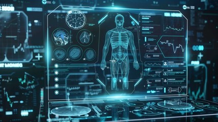 The futuristic medical hologram