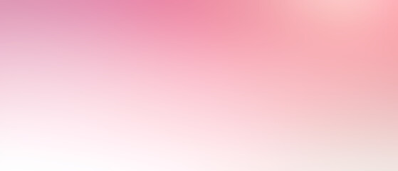 Fototapeta premium Soft Pink Gradient Background with Smooth Transition from Light to Dark Shades, blurred noise and grainy texture