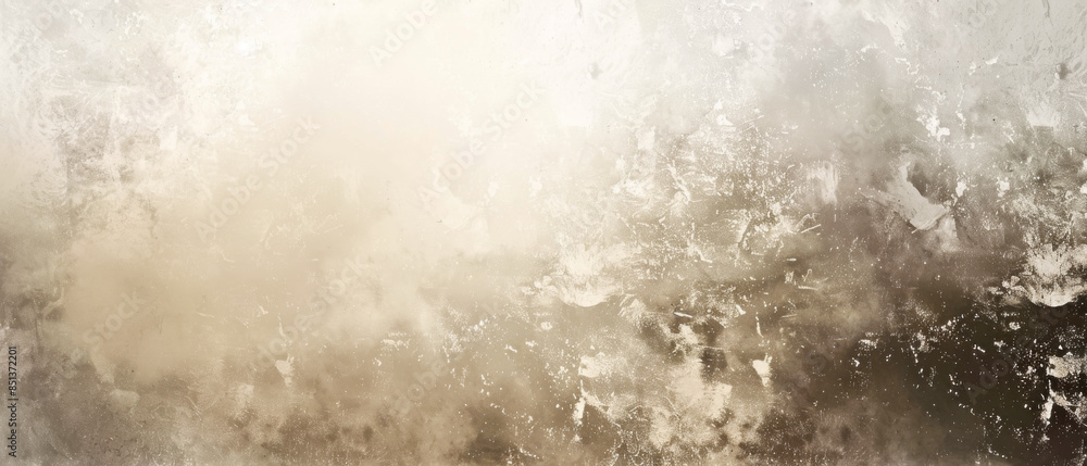 Poster abstract beige and brown textured background with artistic brush strokes and subtle gradient effects