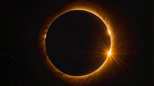 A solar eclipse is a rare and awe-inspiring sight. AI.