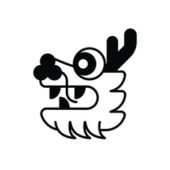 Dragon vector icon