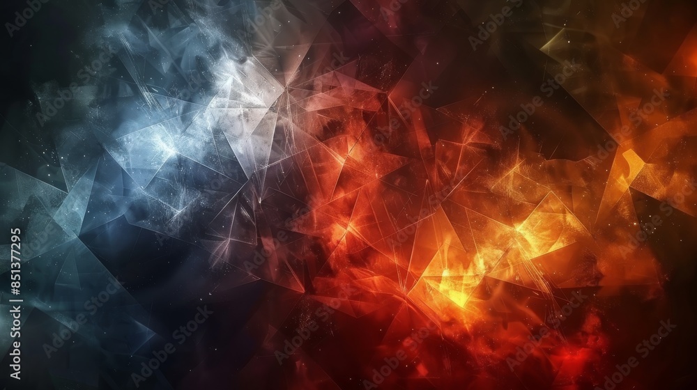 Poster colorful gradient fluid flow smoke in mesh colorful ink, abstract background with the colorful mesh 