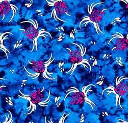Vibrant floral illustrations features intricate designs with bold, colorful patterns, perfect for various creative projects. Ideal for textiles, stationery, wallpapers, and digital media etc.
