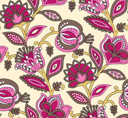 Vibrant floral illustrations features intricate designs with bold, colorful patterns, perfect for various creative projects. Ideal for textiles, stationery, wallpapers, and digital media etc.