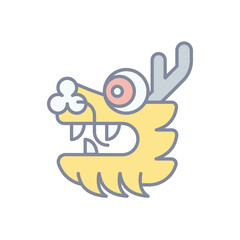 Dragon vector icon