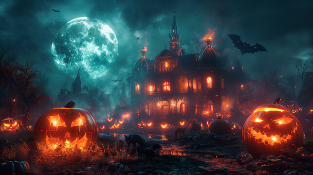 Halloween Themed Background