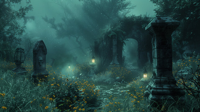 Halloween Themed Background