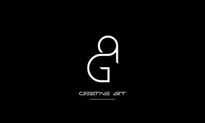 GQ, QG, G, Q abstract letters logo monogram