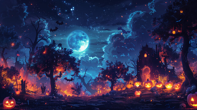 Halloween Themed Background