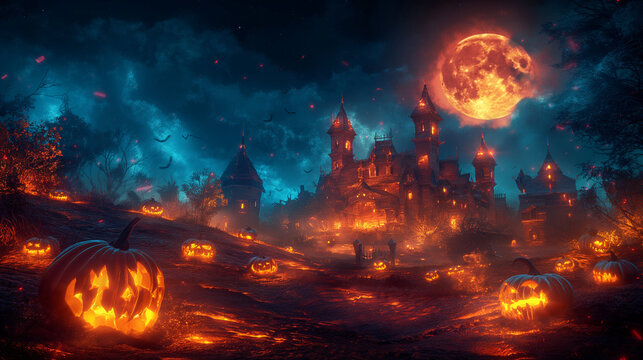 Halloween Themed Background