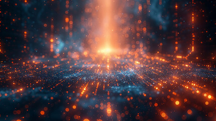 Obraz premium world futuristic hight tech corporate business technology background