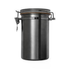 Stainless Steel Airtight Container Sugar Tea Coffee Canister white background