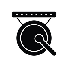 Chinese Gong vector icon