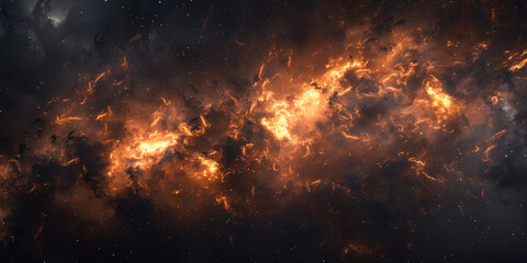Galaxy full of stars, space clouds, nebula, cosmos background