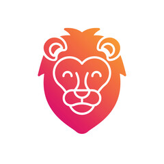 Lion vector icon