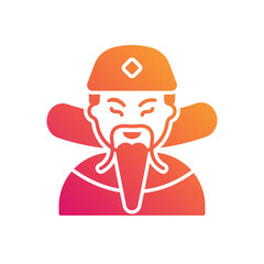 God Of Wealth vector icon