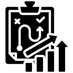 Business Growth Strategy Icon