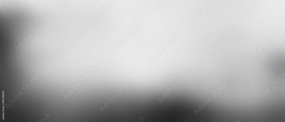 Poster abstract blurred black and white background with soft gradient and smooth texture, blurred noise and