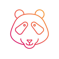 Panda vector icon