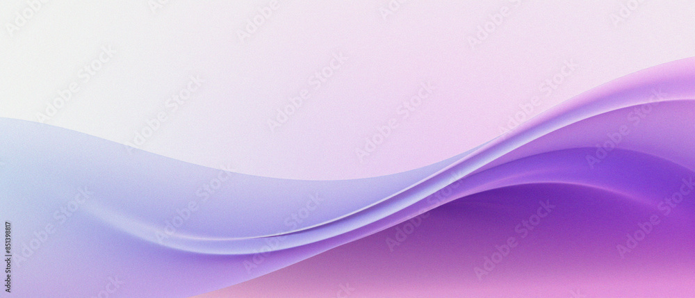 Poster abstract gradient background with smooth flowing purple and pink waves, blurred noise and grainy tex