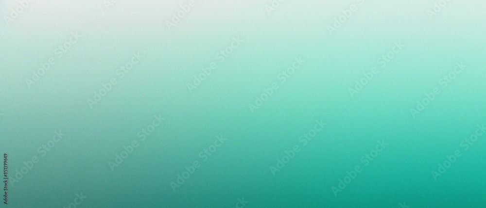 Poster gradient background in shades of green and white for modern design projects and digital art, blurred